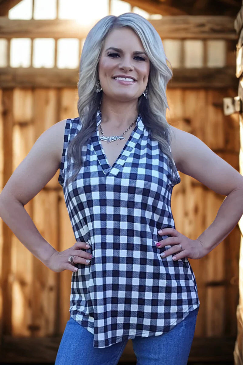 Plaid My Love Top