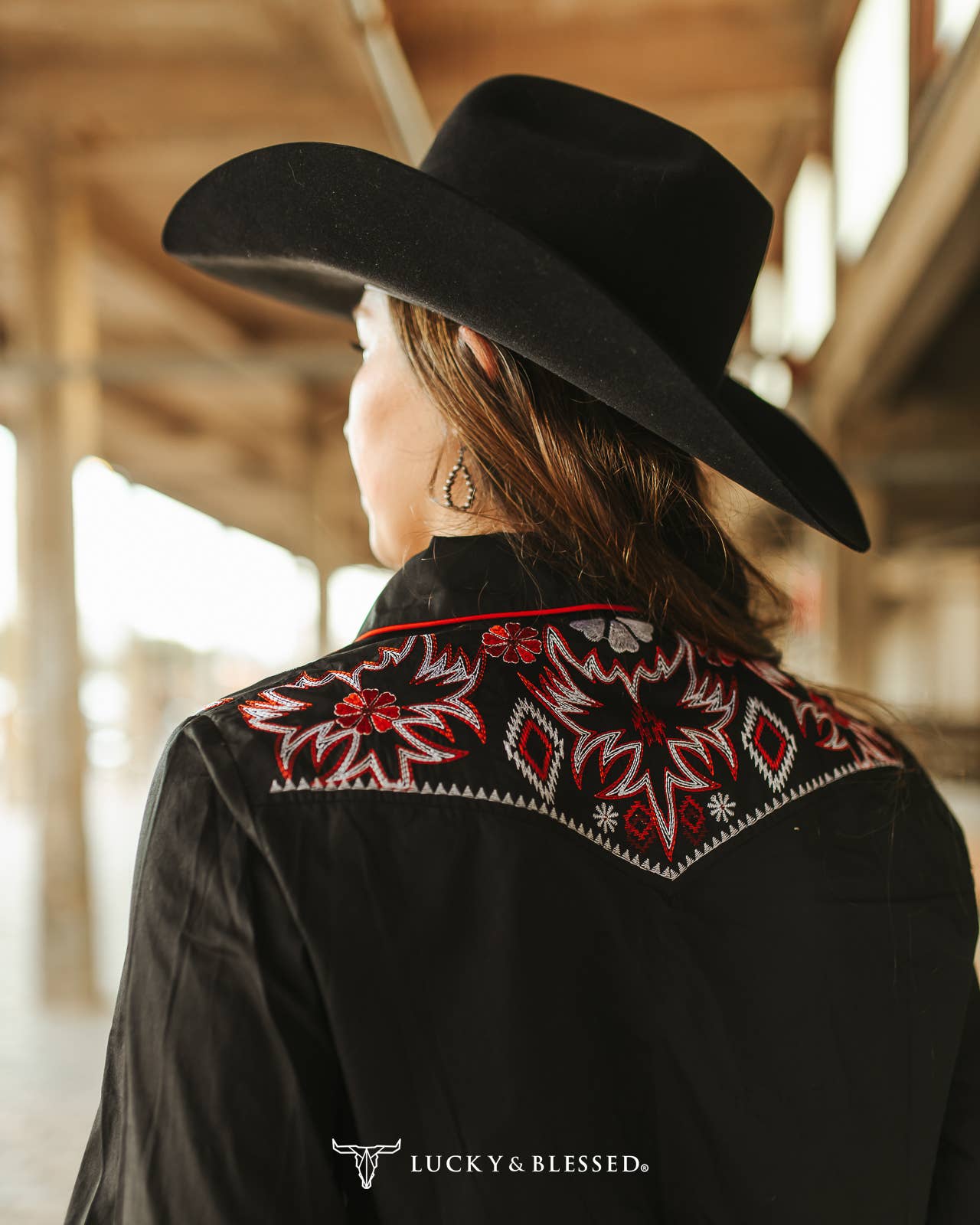 Western Yoke Pearl Snap Button Up