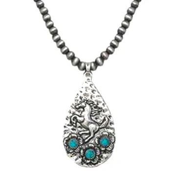 The "Wild Spirit" Teardrop Necklace