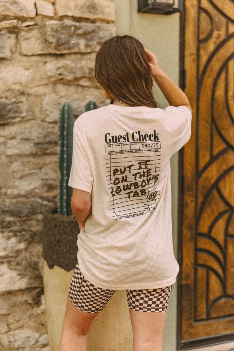 Put It On The Cowboy's Tab Graphic Tee