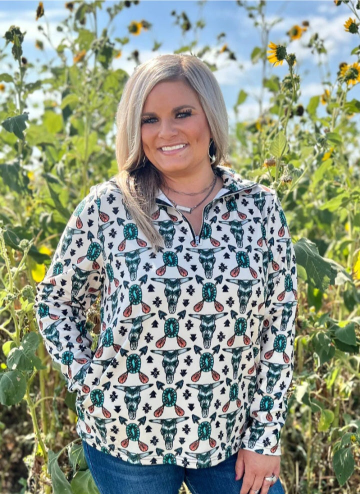 Eastern Tribal Pullover