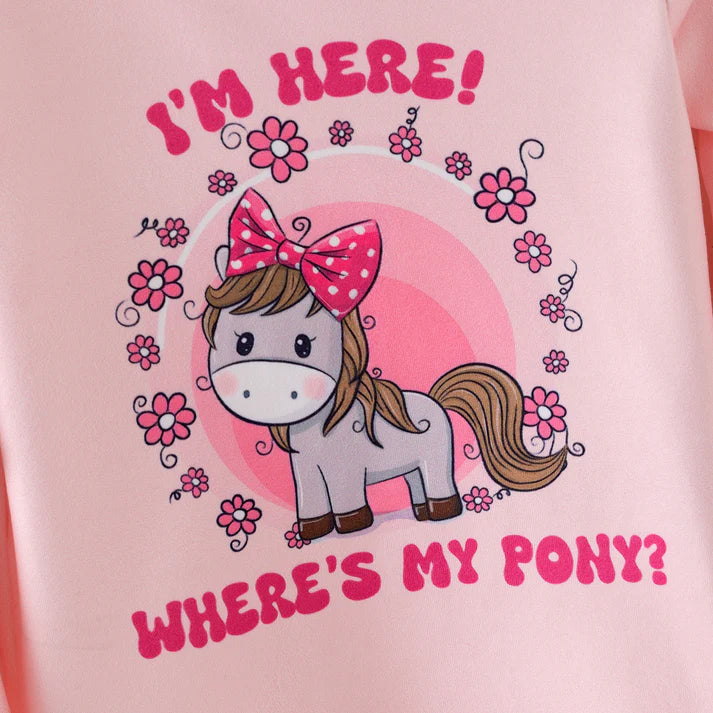 The "Where’s My Pony?" Bell-Sleeve Set
