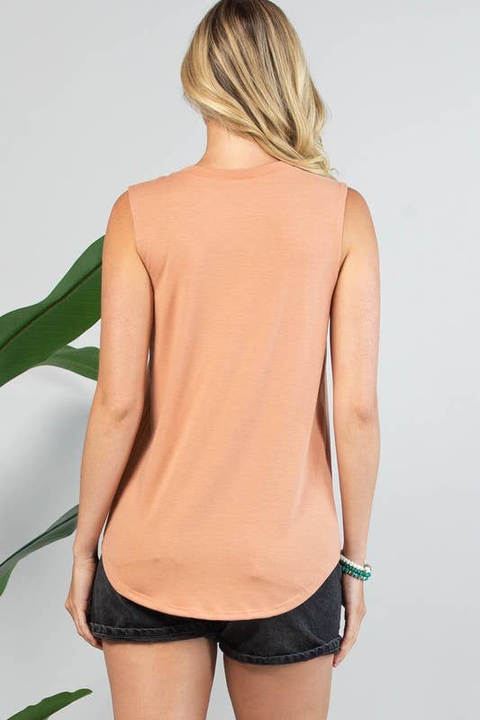 Boot Blossom Sleeveless Tank