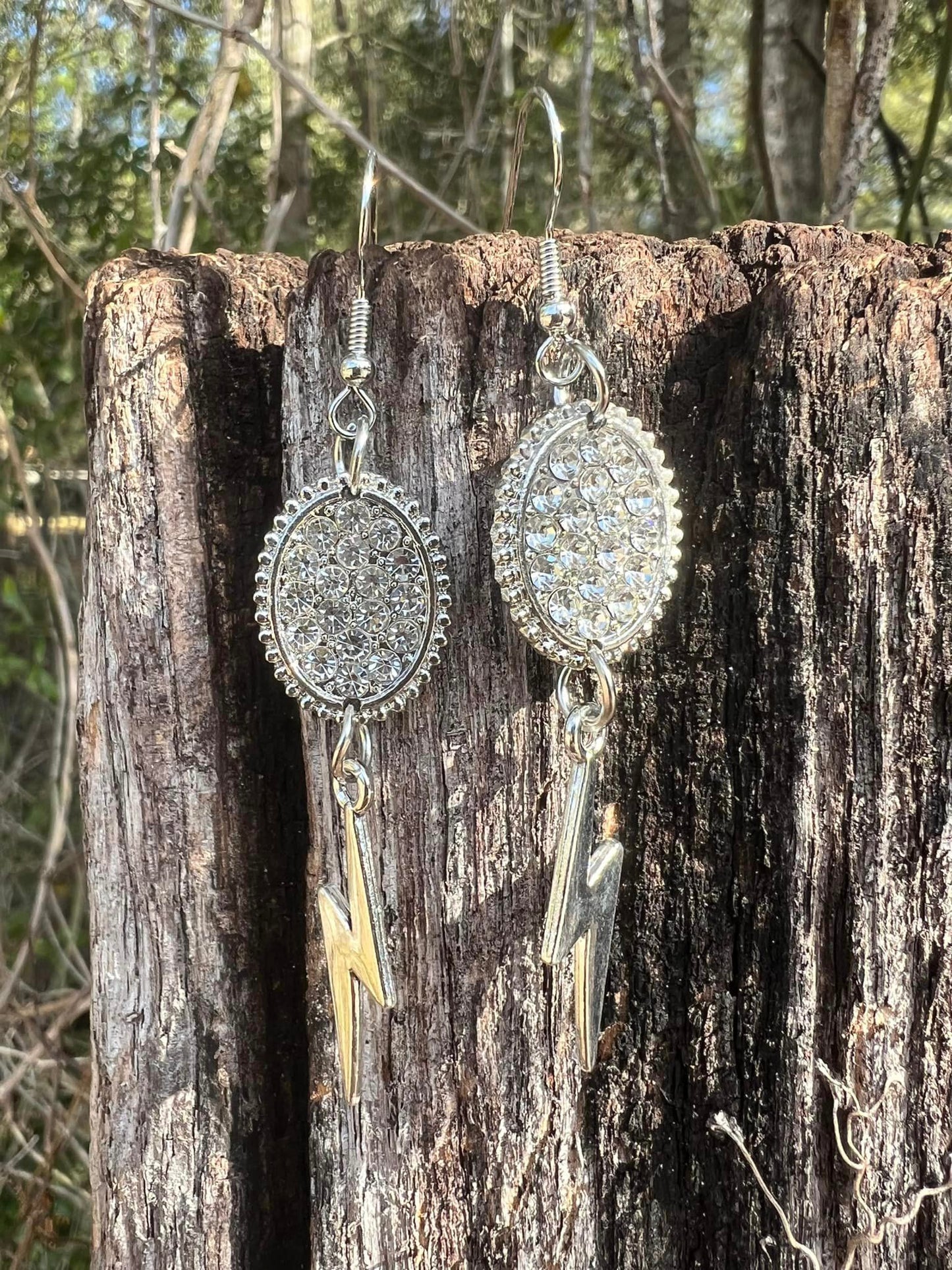 Boltz and Bling Earrings