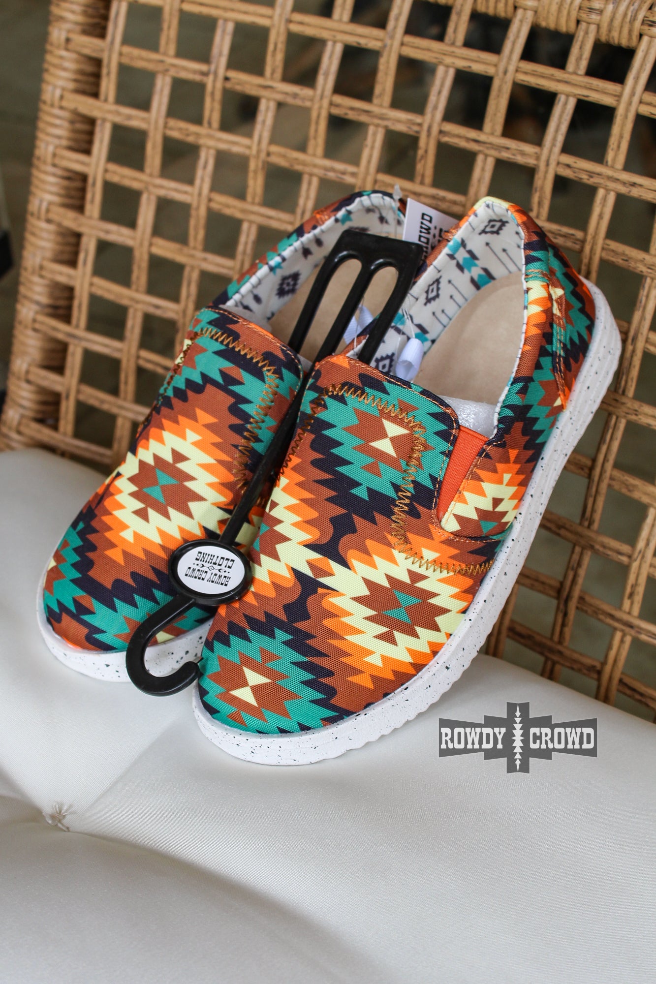 Prickly Pear Aztec Slip-Ons