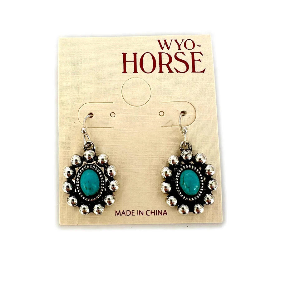 Sonora Sky Turquoise Drop Earrings