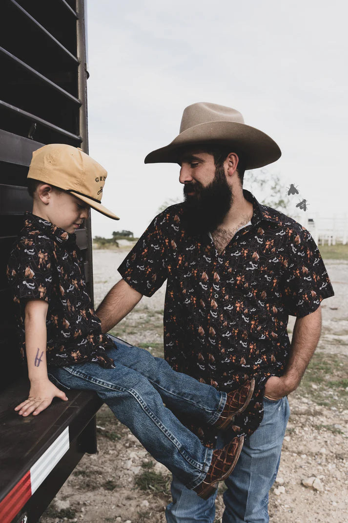 Vintage Rodeo Shortsleeve Button Up