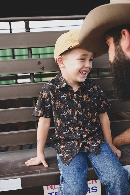 Vintage Rodeo Shortsleeve Button Up