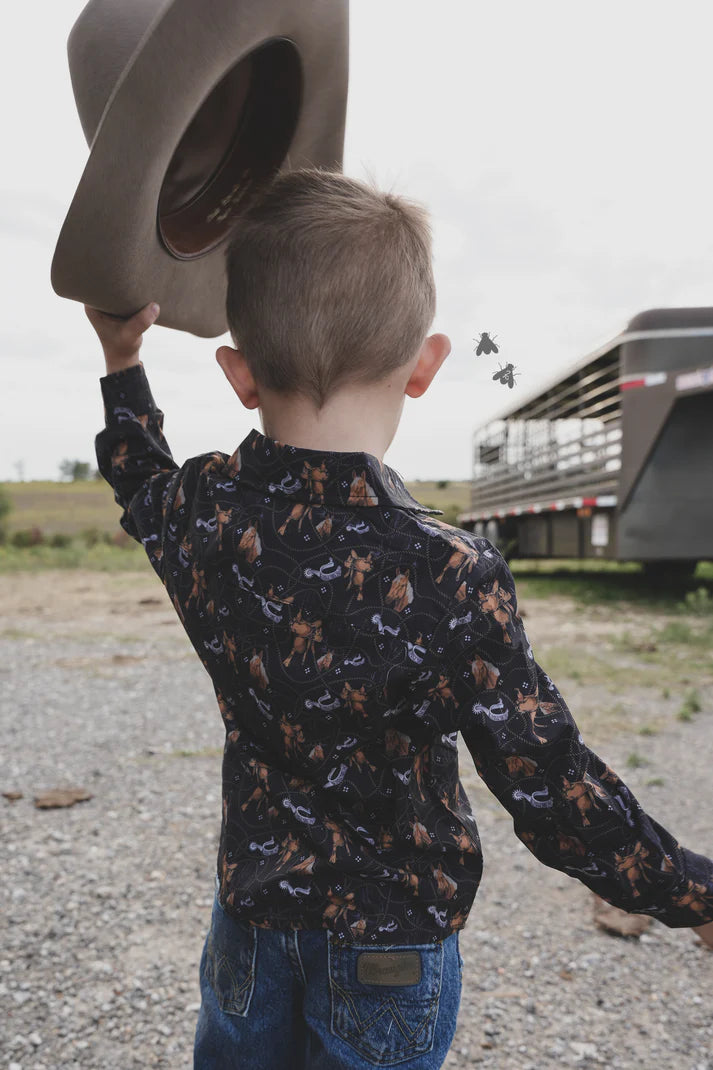 Vintage Rodeo Kids Button Up