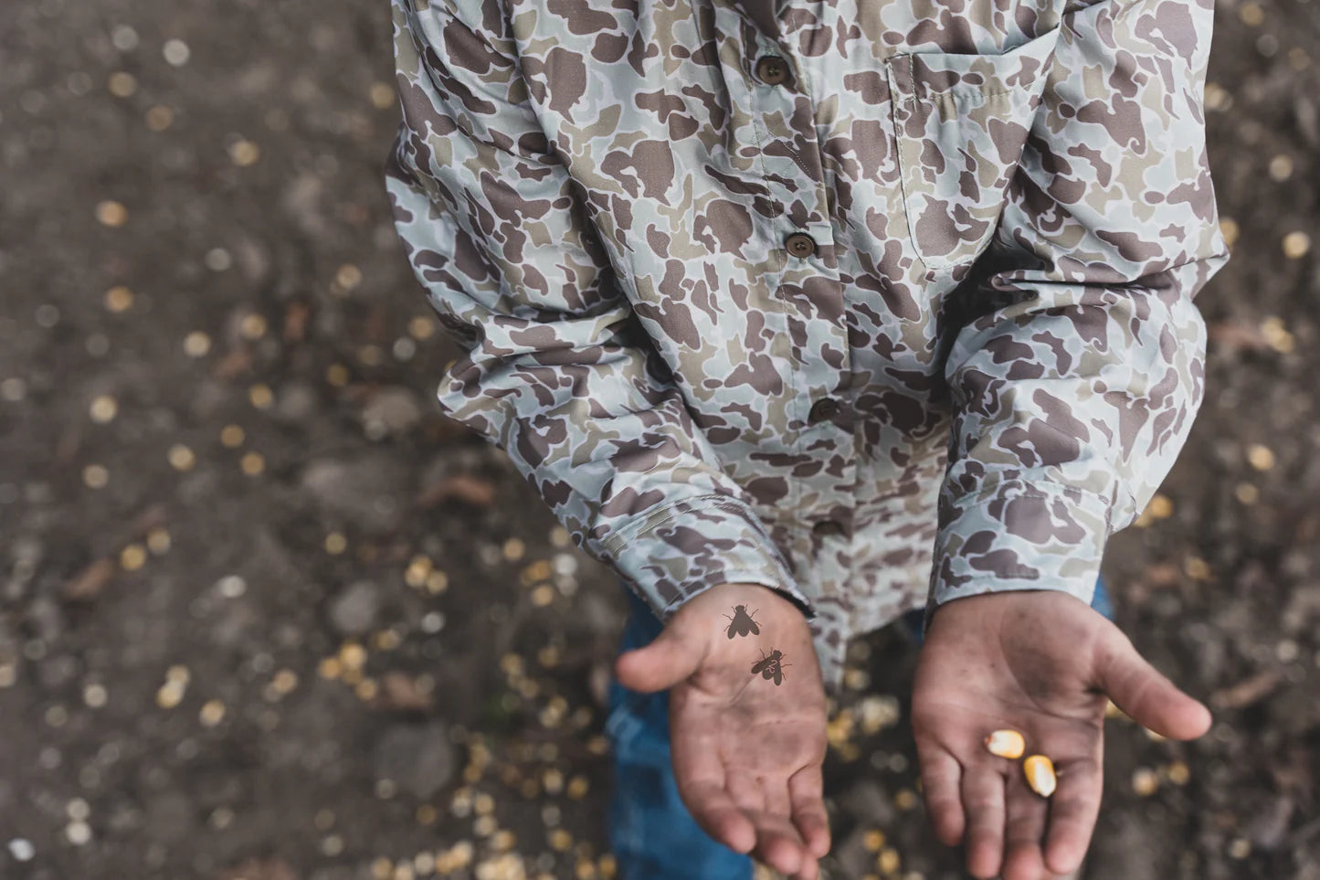 Cowboy Camo Kids Button Up