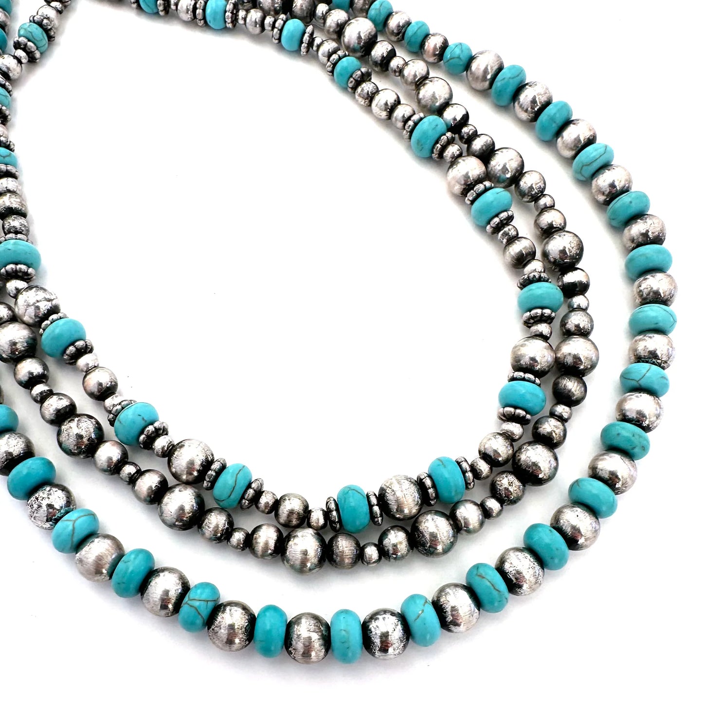 The Santa Fe' Triple Strand Necklace