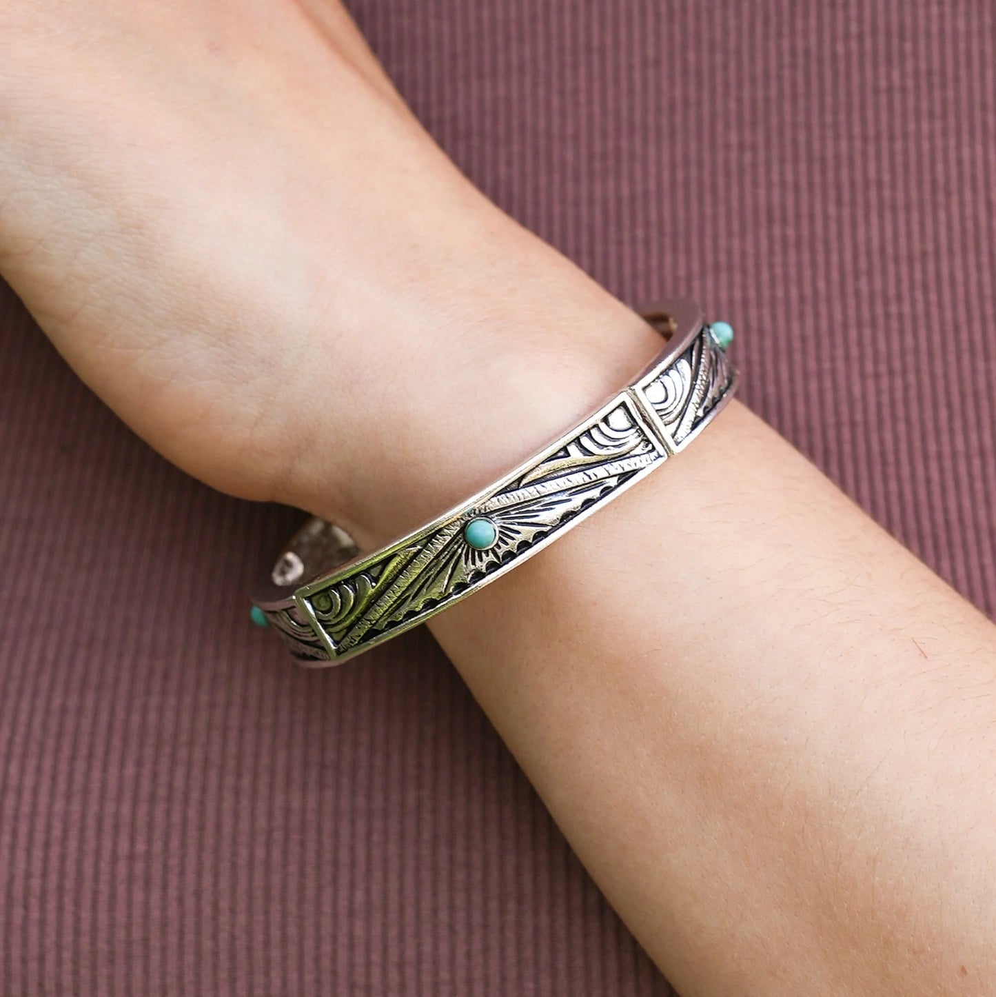 The Skyline Ridge Engraved Flex-Cuff