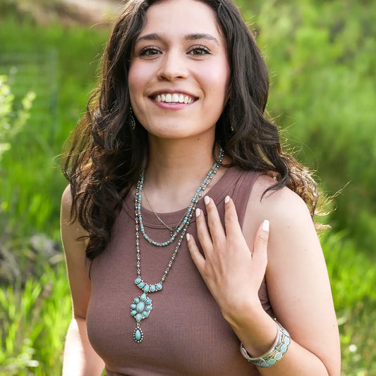 The Azure Petal Squash Blossom Set