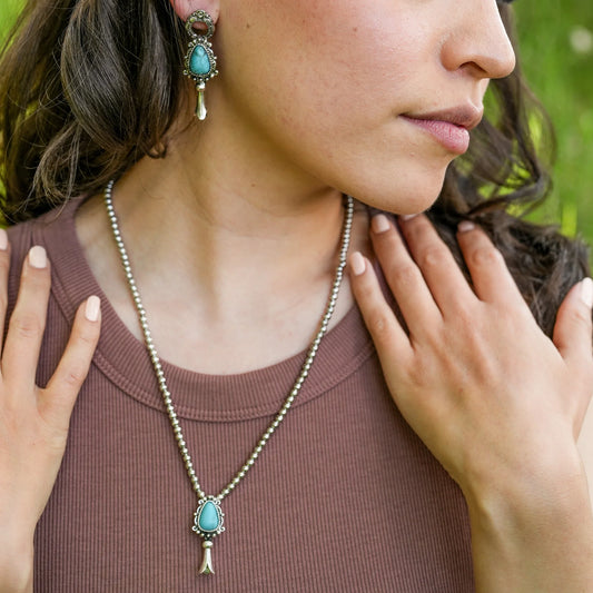 The Willow Creek Squash Blossom Necklace