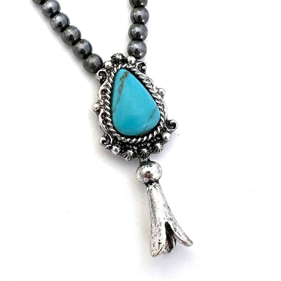 The Willow Creek Squash Blossom Necklace