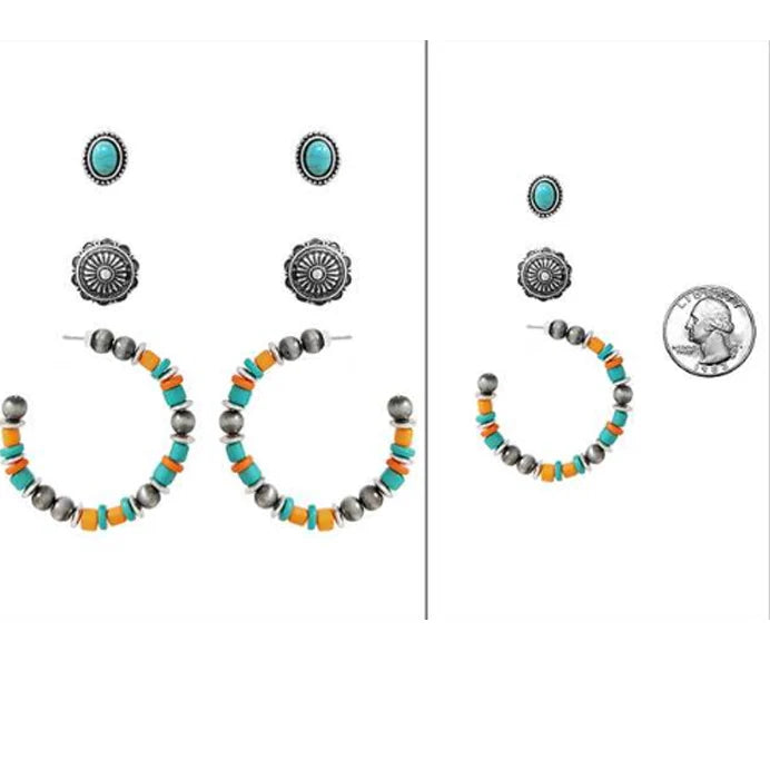 Ranch Life Triple Earring Set