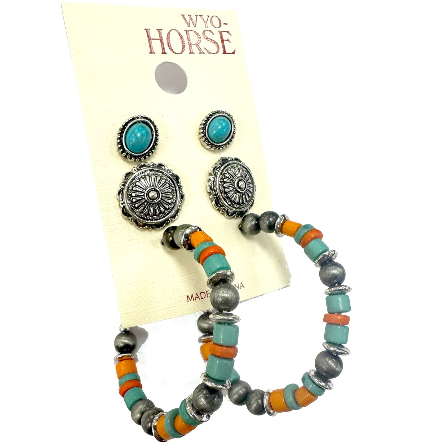Ranch Life Triple Earring Set