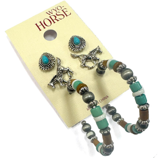 The Wildwood Triple Earring Set