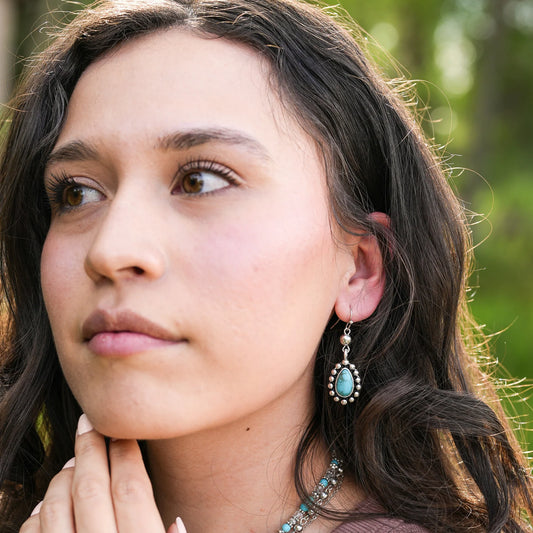 Sonora Sky Turquoise Drop Earrings