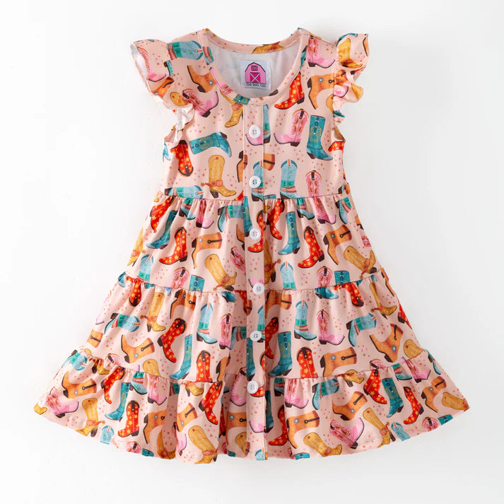 The Boot-Scootin’ Tiered Dress