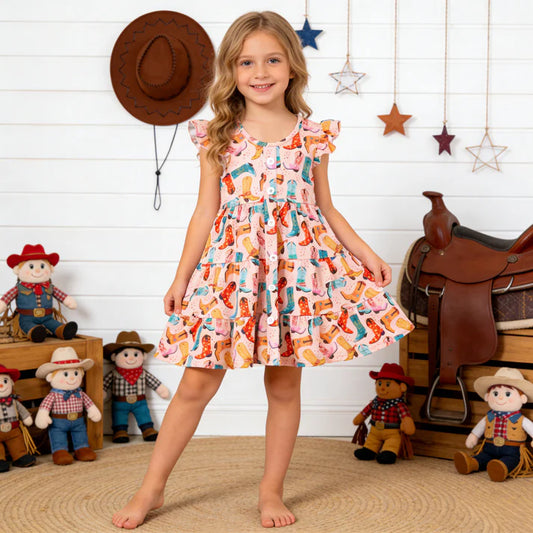 The Boot-Scootin’ Tiered Dress