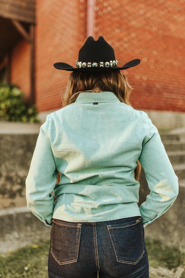 High Point Snaffle Bit Button Up