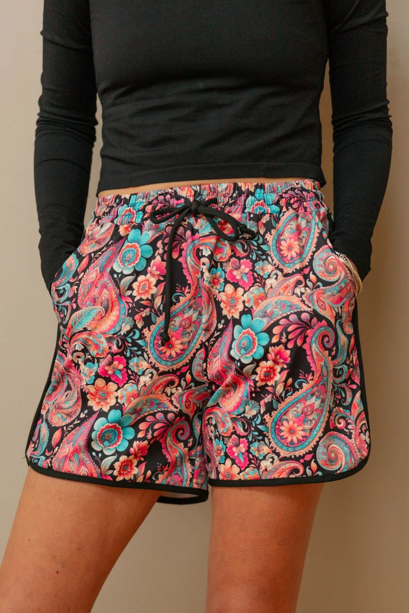 Midnight Bloom Shorts