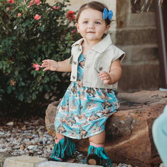 Bucking Bloom Dress Set