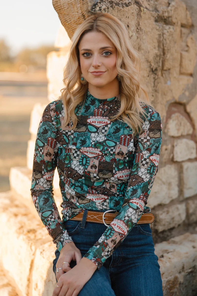 Viva Las Cowgirl Mesh