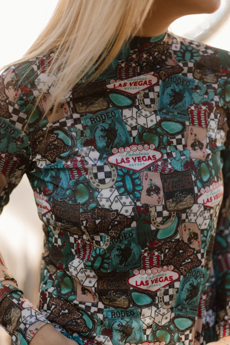 Viva Las Cowgirl Mesh