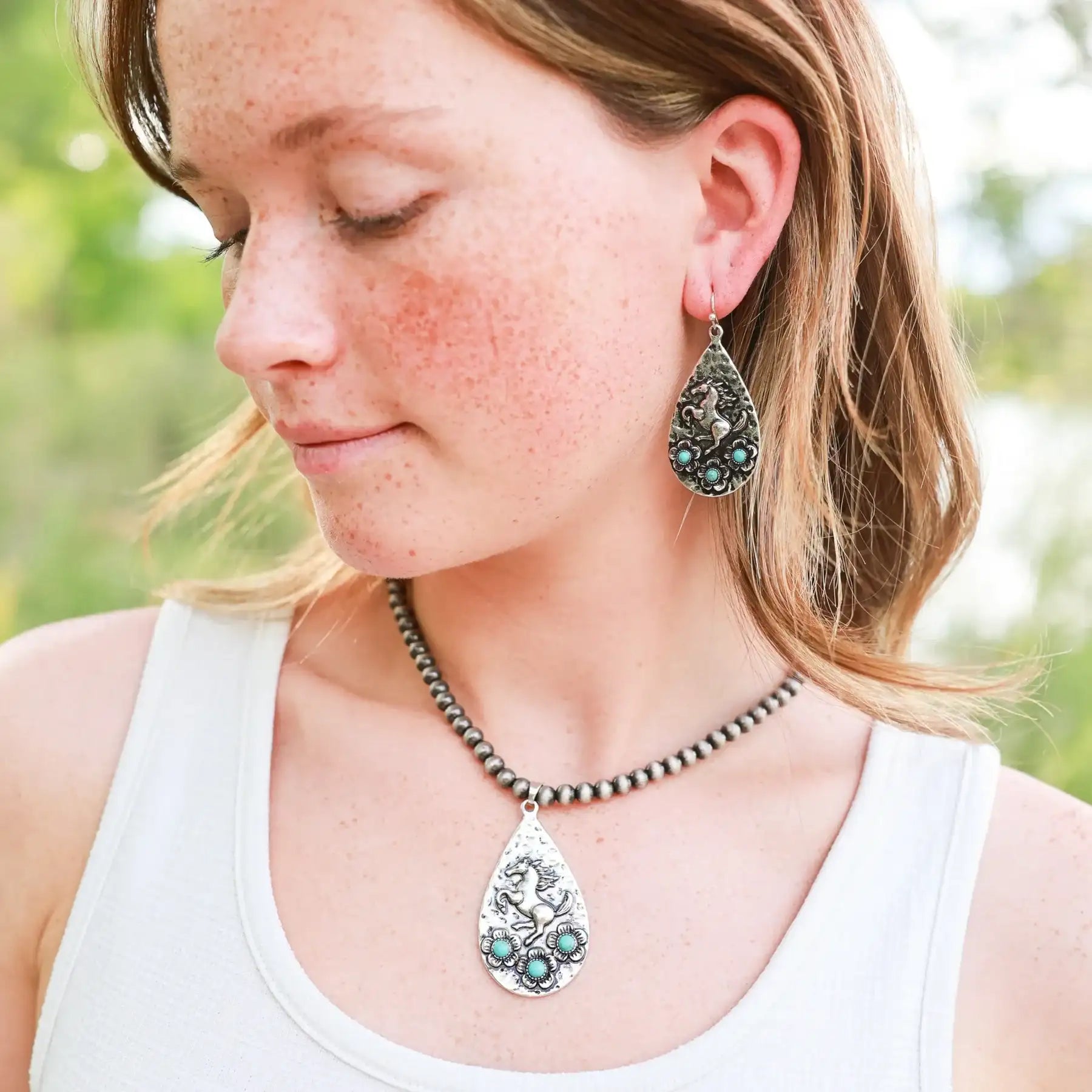 The "Wild Spirit" Teardrop Necklace