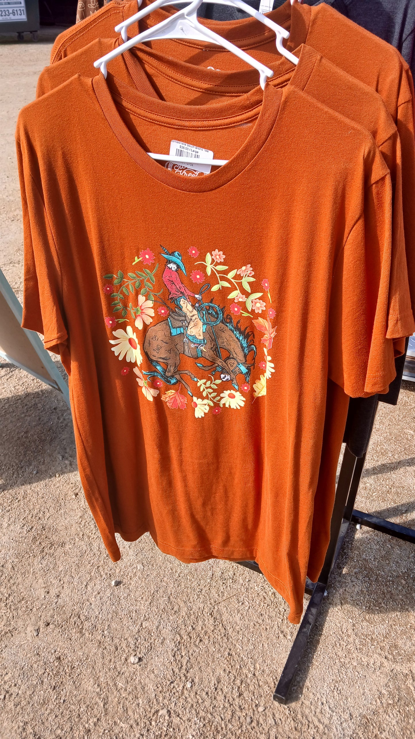 Somewhere South Bronc Tee